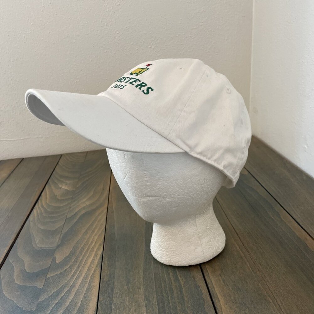Masters 2015 White Golf Hat Tan American Needle Jordan Spieth Cap (HT1) - Picture 2 of 7
